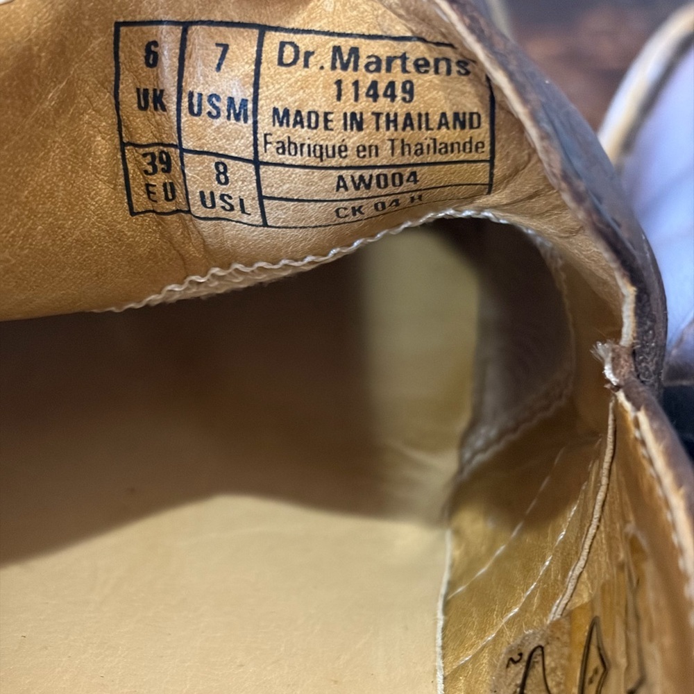 Dr. Marten LITE Brown Leather Chunky Platform Shoe - Picture 10 of 10